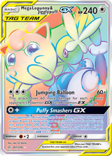 Mega Lopunny & Jigglypuff GX (Secret) (261/236) [SM - Cosmic Eclipse]