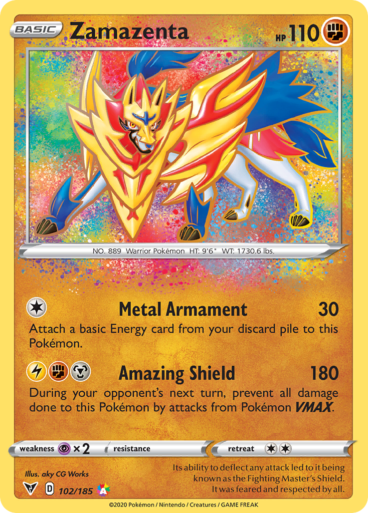 Zamazenta (102/185) [SWSH04: Vivid Voltage]