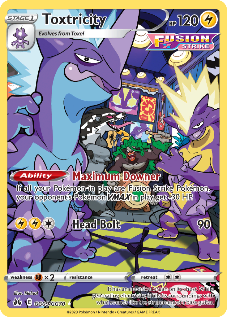 Toxtricity (GG09/GG70) [SWSH: Crown Zenith: Galarian Gallery]
