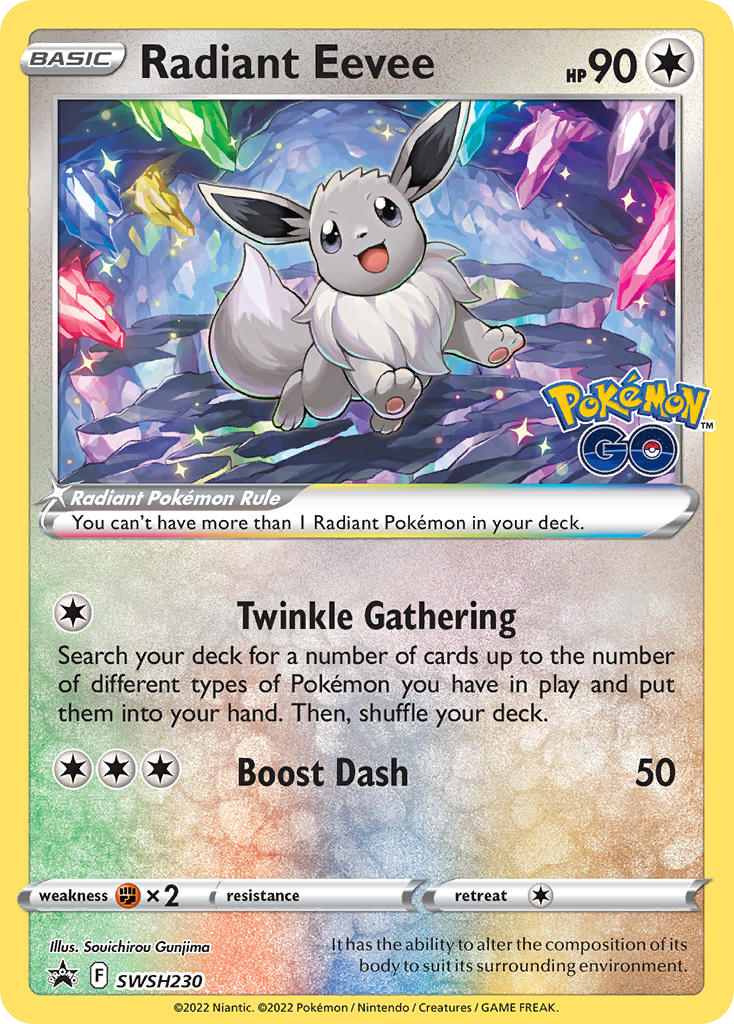 Radiant Eevee - SWSH230 (SWSH230) [SWSH: Sword & Shield Promo Cards]