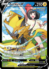 Zeraora V (TG16/TG30) [SWSH12: Silver Tempest Trainer Gallery]