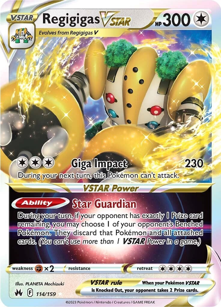 Regigigas VSTAR (114/159) [SWSH: Crown Zenith]