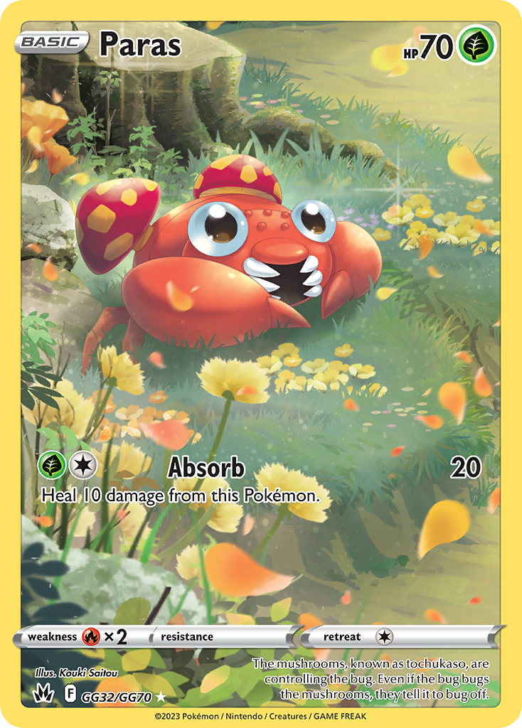 Paras (GG32/GG70) [SWSH: Crown Zenith: Galarian Gallery]