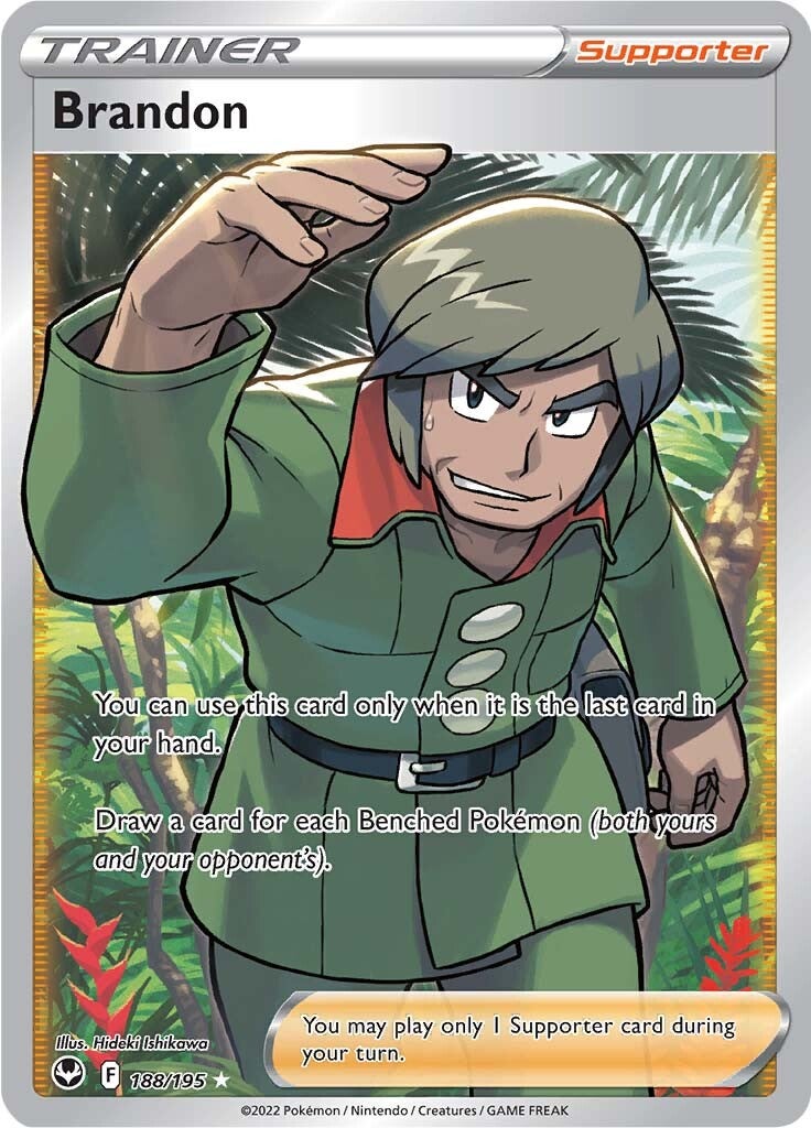Brandon (Full Art) (188/195) [SWSH12: Silver Tempest]