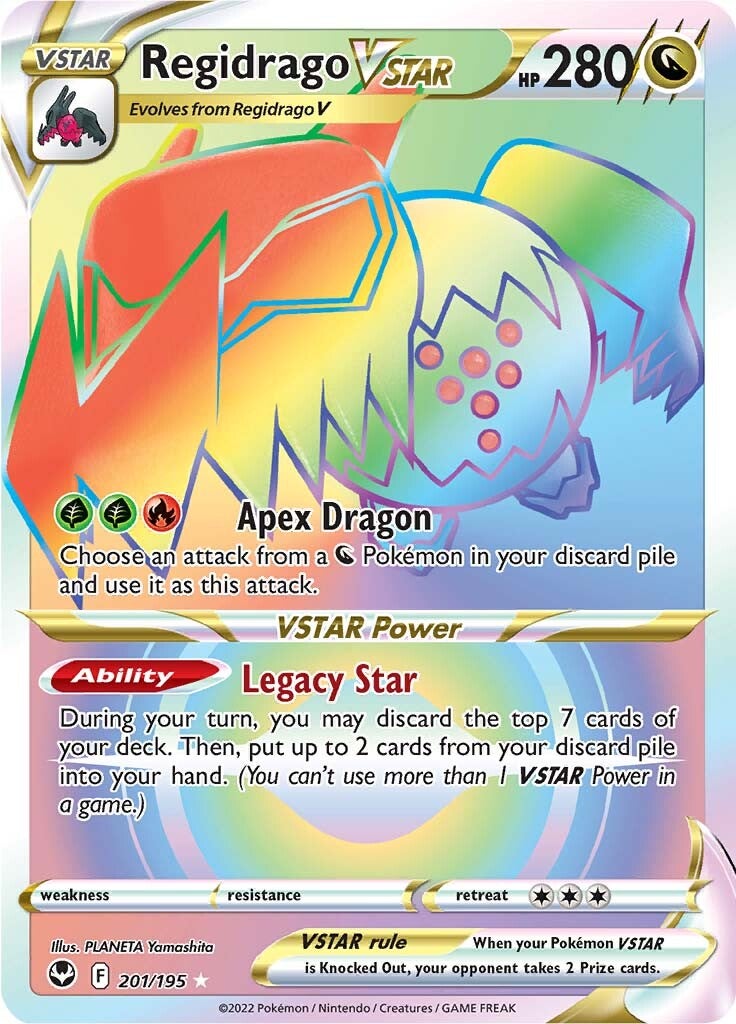 Regidrago VSTAR (Secret) (201/195) [SWSH12: Silver Tempest]