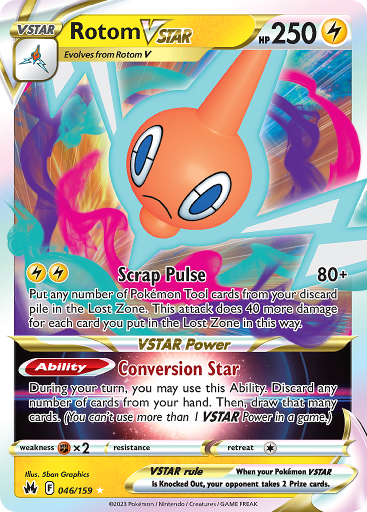 Rotom VSTAR (046/159) [SWSH: Crown Zenith]