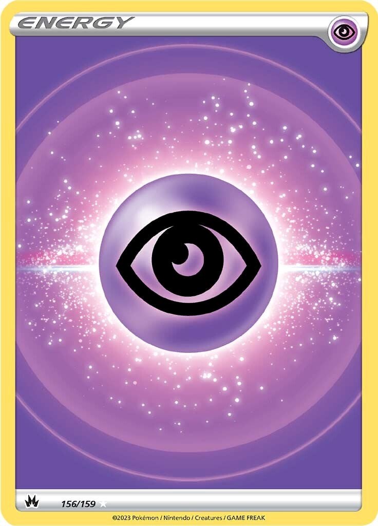 Psychic Energy (Texture Full Art) (156/159) [SWSH: Crown Zenith]
