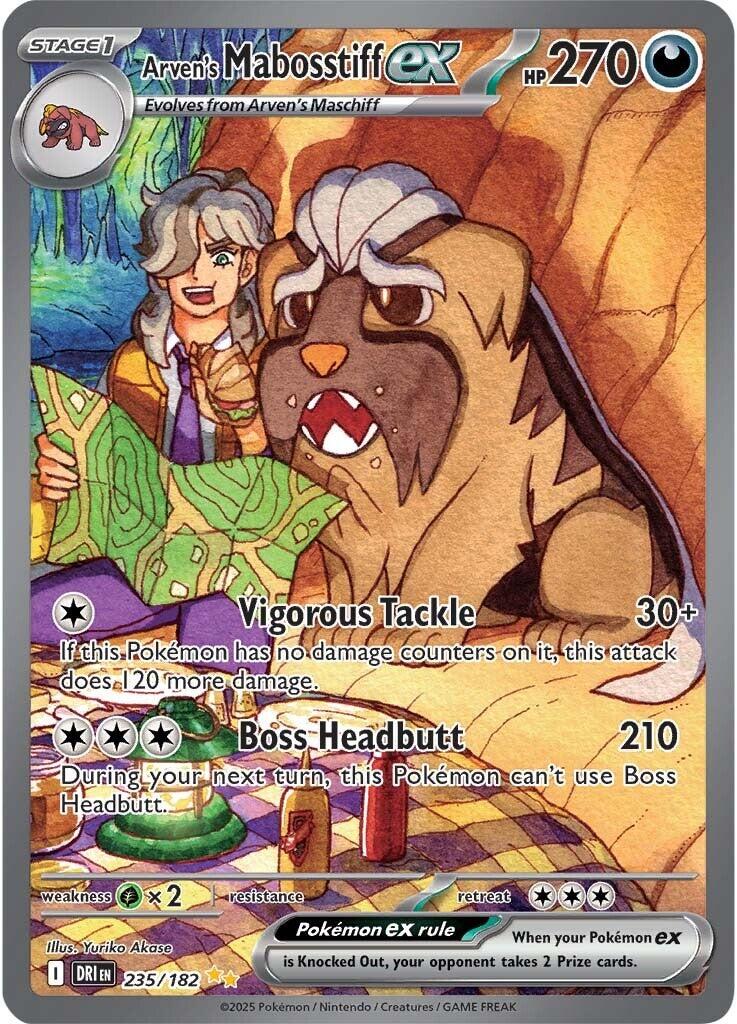 Arven's Mabosstiff ex - 235/182 (235/182) [SV10: Destined Rivals]