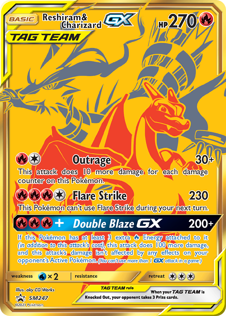 Reshiram & Charizard GX - SM247 (SM247) [SM Promos]