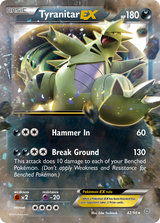 Tyranitar EX (42/98) [XY - Ancient Origins]
