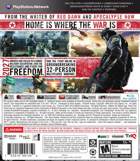 Homefront - PlayStation 3