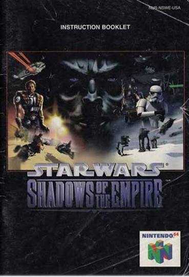Star Wars: Shadows of the Empire - N64 Manual