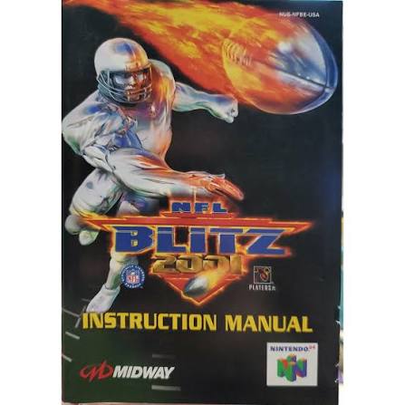 NFL Blitz 2001 - N64 Manual
