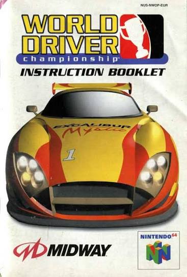 World Driver Championship - N64 Manual