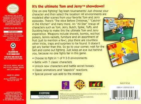 Tom and Jerry in Fists of Furry - Nintendo 64