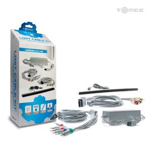 Lost Cable Kit Bundle for Nintendo Wii (TV Cables, AC Adapter, Sensor Bar)