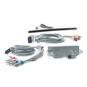 Lost Cable Kit Bundle for Nintendo Wii (TV Cables, AC Adapter, Sensor Bar)