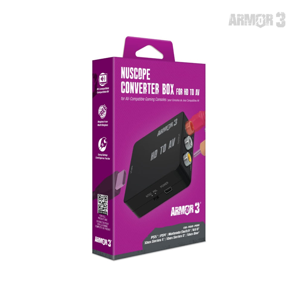 NuScope HD to AV Universal Converter Box (for Modern Console to Older TV)