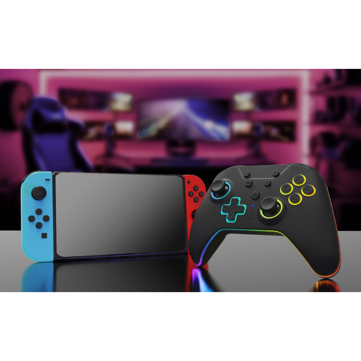 NuRival Wireless Controller with Hall Effect Sticks for Nintendo Switch