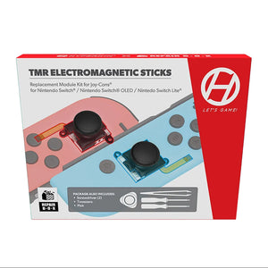 TMR Electromagnetic, Drift-Free Replacement Sticks for Nintendo Switch (2-Pack)
