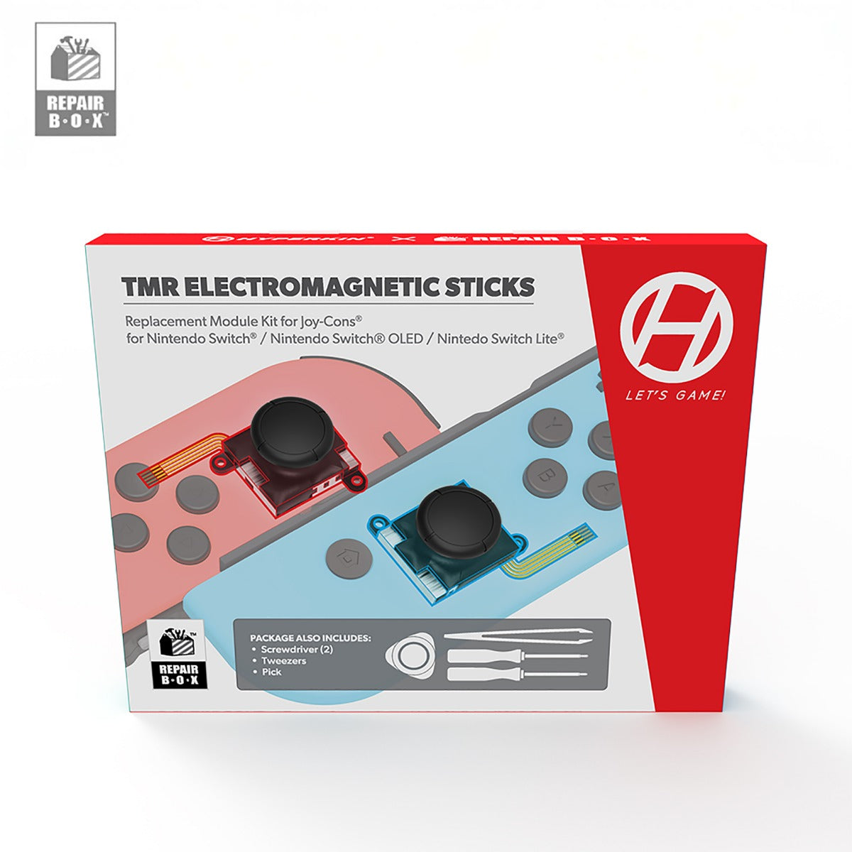 TMR Electromagnetic Joystick Replacement Kit for Nintendo Switch, Switch OLED, Switch Lite Joy Con