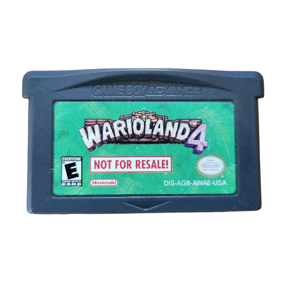 Wario Land 4 (Not For Resale) - Game Boy Advance