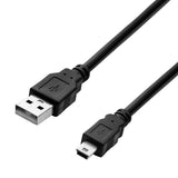 Mini USB Charge & Data Cable (10 FT) for PS3, PSP, and Wii U Pro Controller