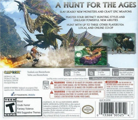 Monster Hunter: Generations - Nintendo 3DS