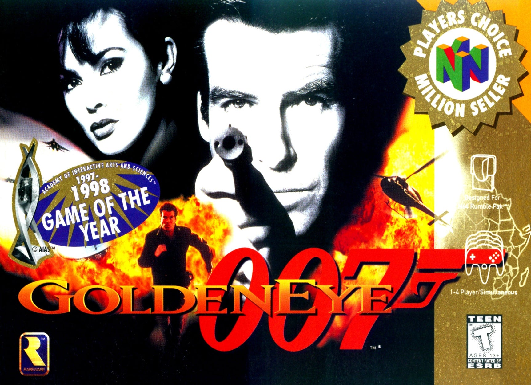 GoldenEye 007 (Player's Choice) - Nintendo 64