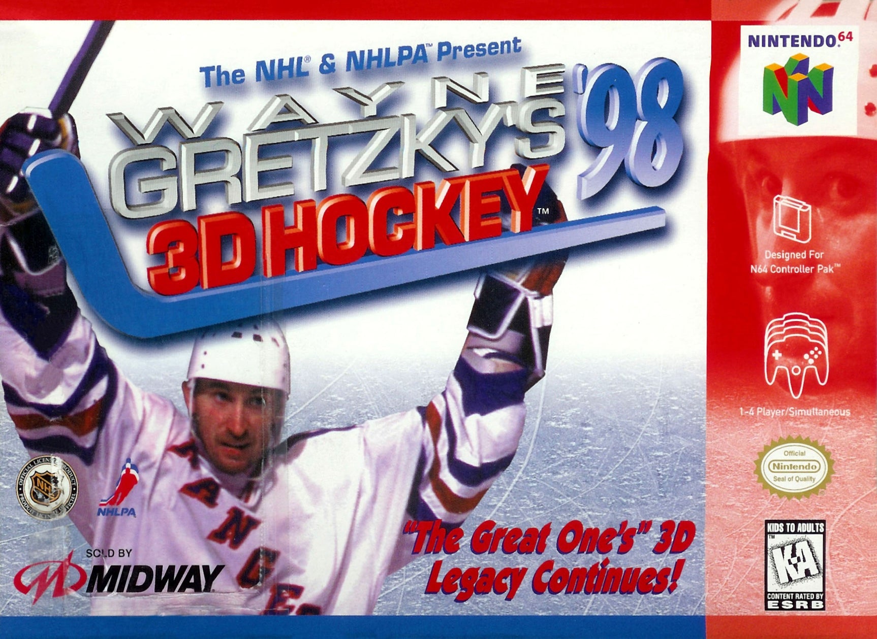 Wayne Gretzky's 3D Hockey '98 - Nintendo 64
