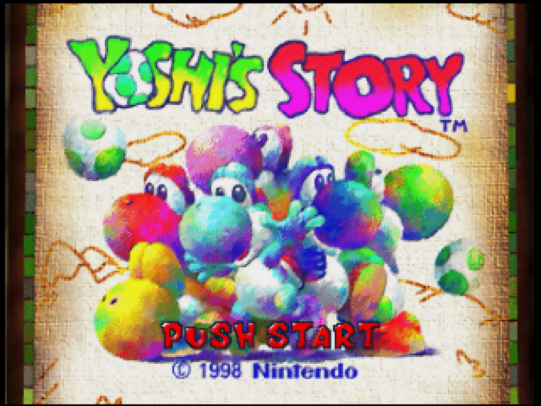 Yoshi's Story (Player's Choice) - Nintendo 64