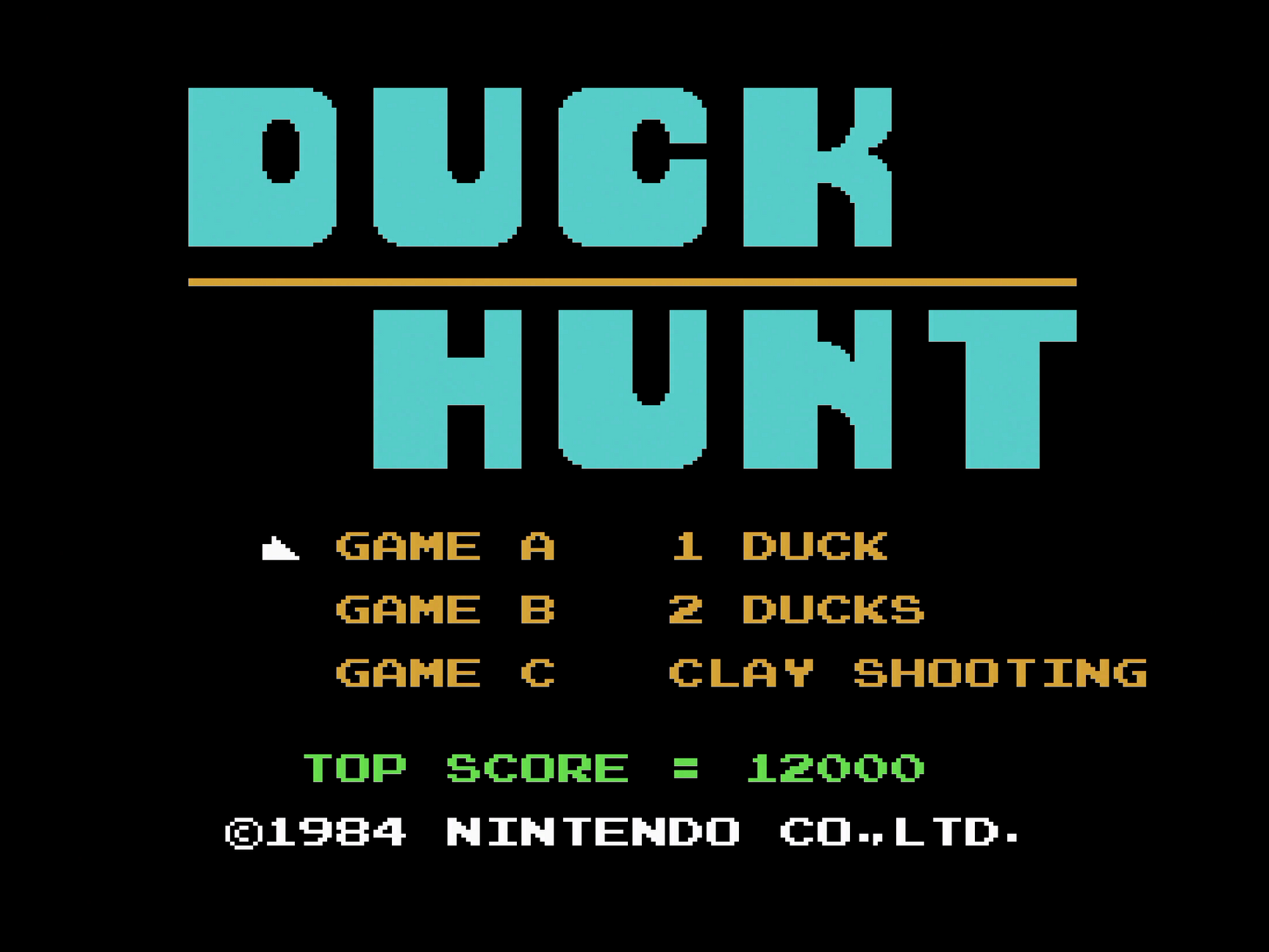 Super Mario Bros. / Duck Hunt / World Class Track Meet - NES