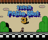 Title screen of Super Mario Bros. 3 for the NES