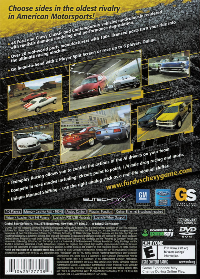 Ford vs. Chevy - PlayStation 2