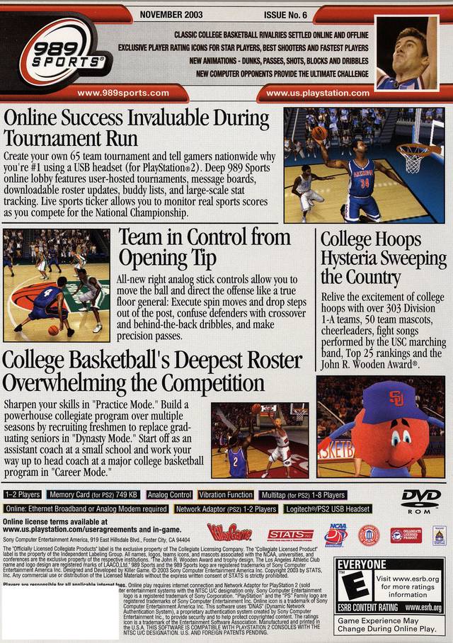 NCAA Final Four 2004 - PlayStation 2