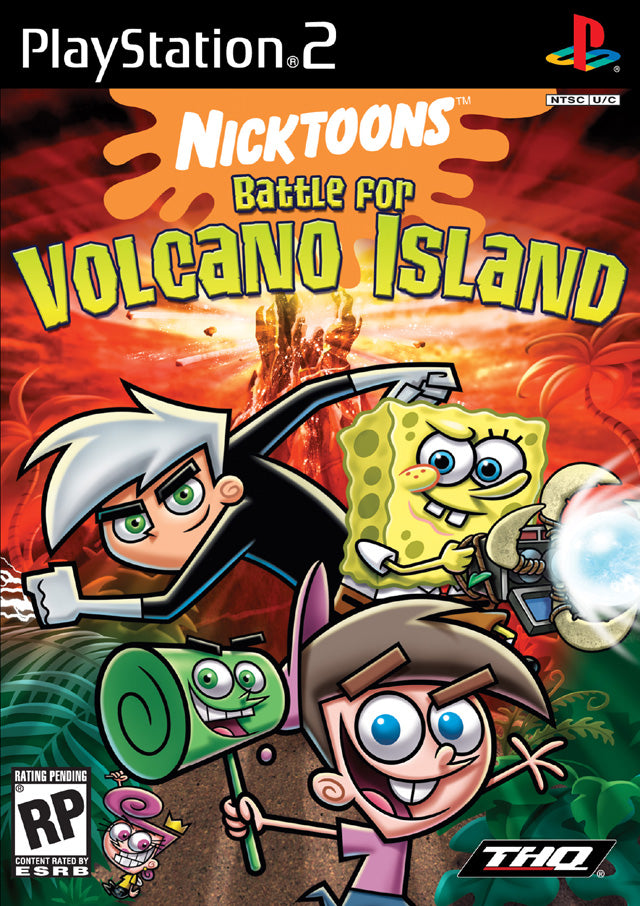 Nicktoons: Battle for Volcano Island - PlayStation 2