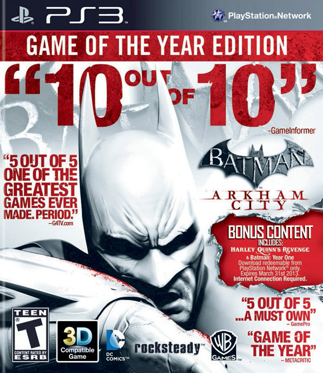 Batman: Arkham City - Game of the Year Edition - PlayStation 3