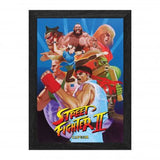 Street Fighter II: The World Warriors - Pixel Frames PLAX - 10" x 12" 3D Lenticular Motion Art