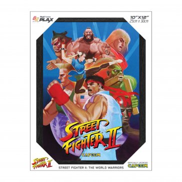 Street Fighter II: The World Warriors - Pixel Frames PLAX - 10" x 12" 3D Lenticular Motion Art
