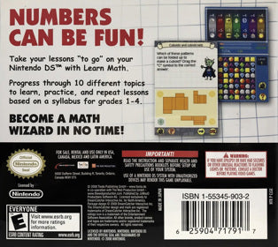 Learn Math: For Grades 1-4 - Nintendo DS