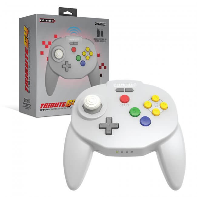 Tribute64 2.4 GHz Wireless Controller for Nintendo 64 and Switch
