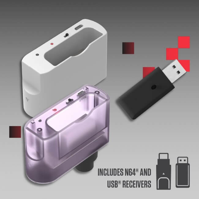 Tribute64 2.4 GHz Wireless Controller for Nintendo 64 and Switch