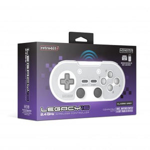 Legacy 16 2.4GHz Wireless Controller for SNES, Switch, PC, Mac