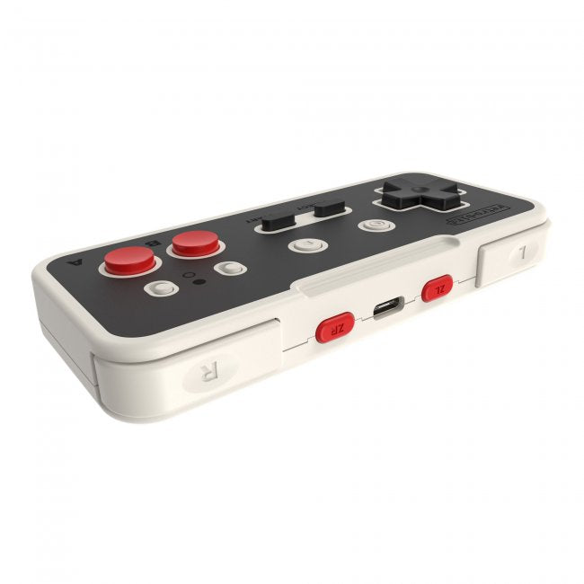 Origin8 2.4 GHz Wireless Controller for Nintendo NES / Switch - Gray/Black