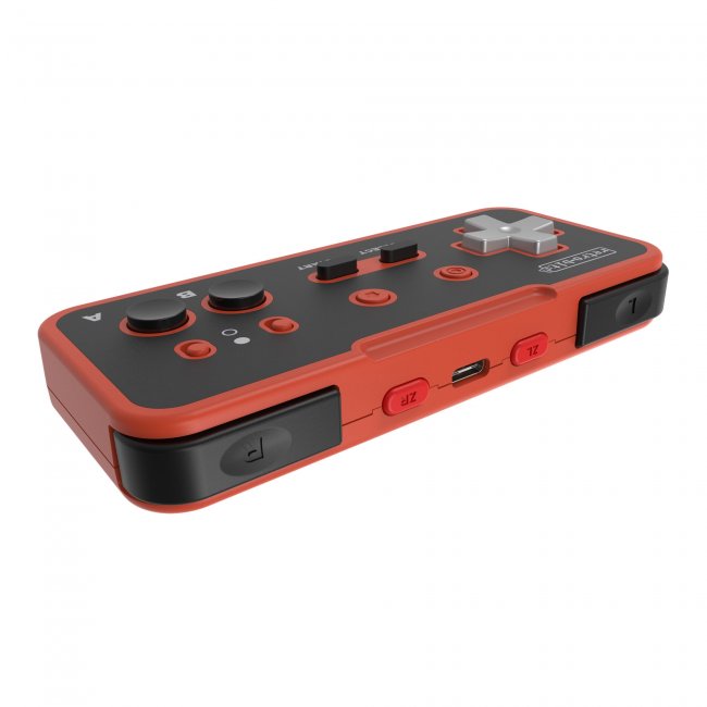 Origin8 2.4 GHz Wireless Controller for Nintendo NES / Switch - Red/Black
