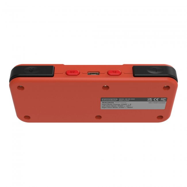 Origin8 2.4 GHz Wireless Controller for Nintendo NES / Switch - Red/Black