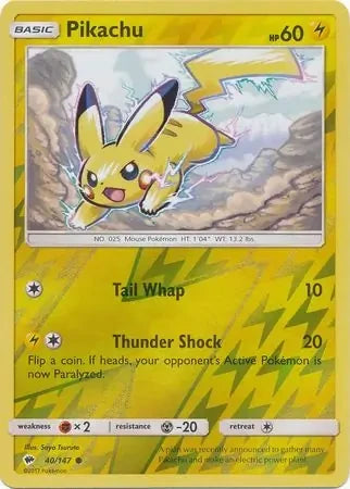 Pikachu (40/147) [SM - Burning Shadows]