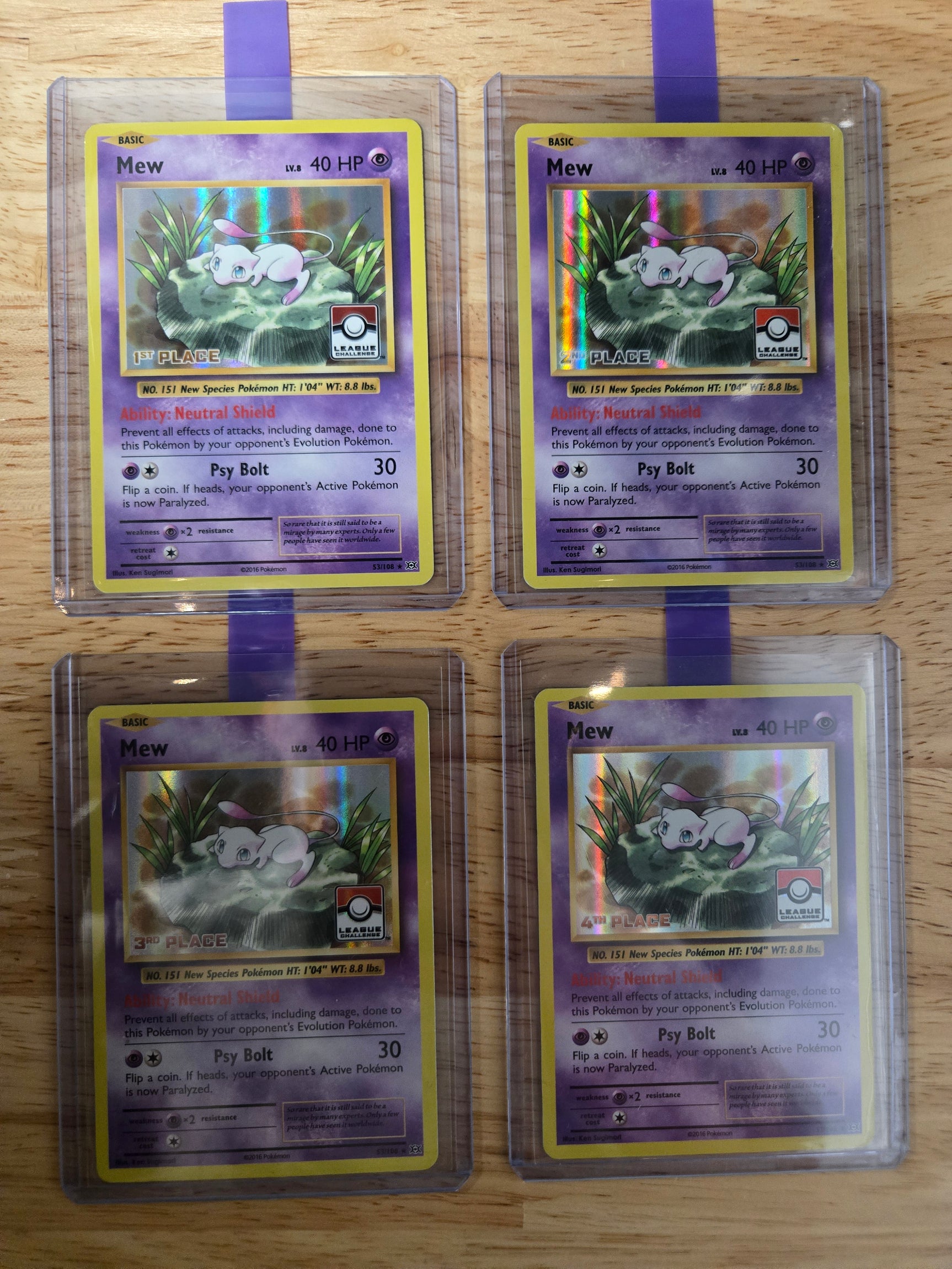 Mew League Championship Promo Set