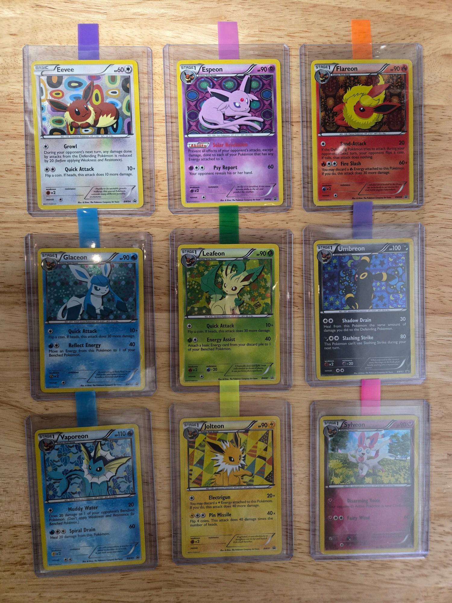 Eeveelution BW Promo Set COMPLETE – Bitjump Games