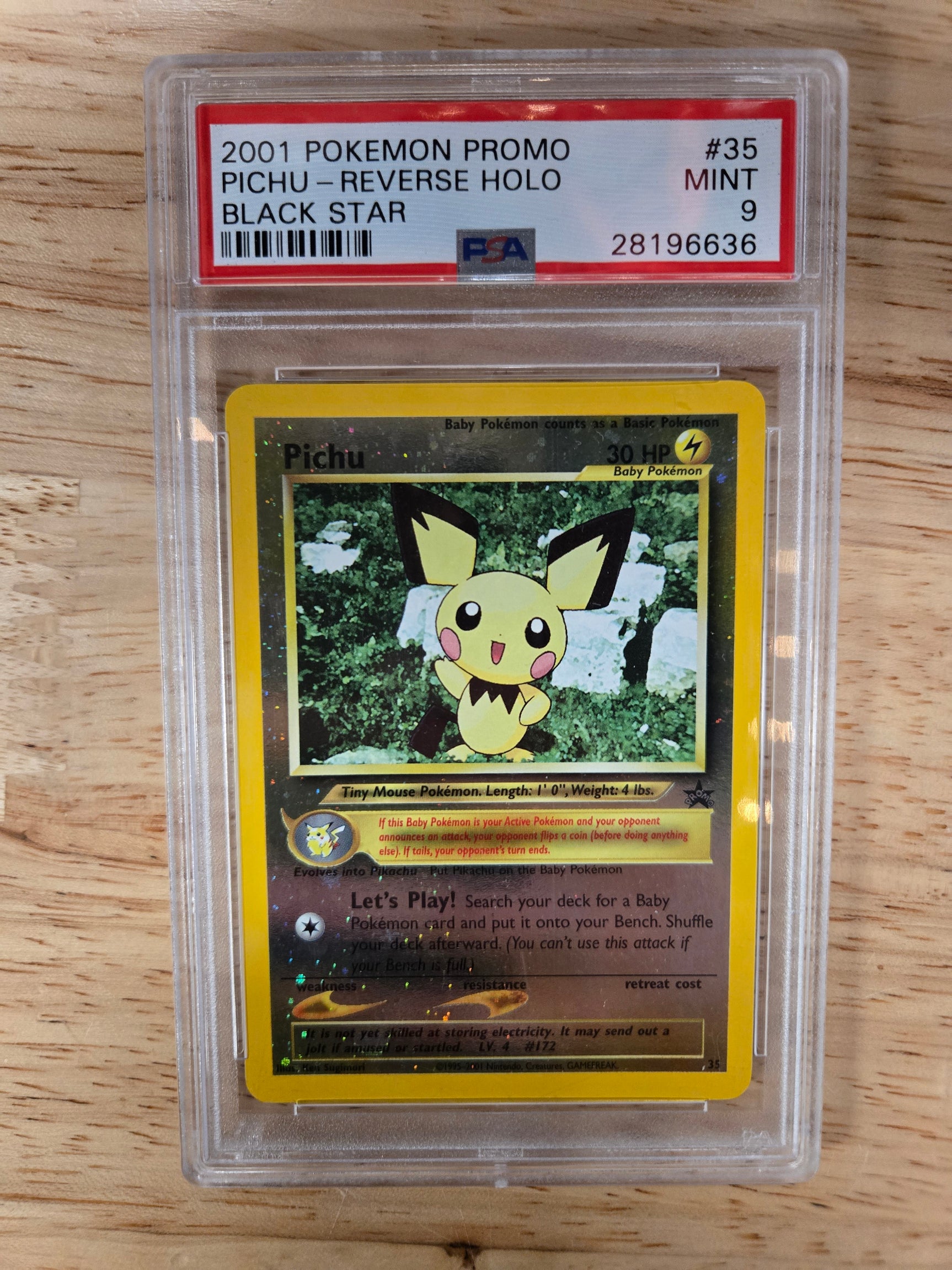 Pichu (35/53) [WoTC Promo] PSA 9